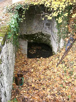 le bassin et le bidon récupéré